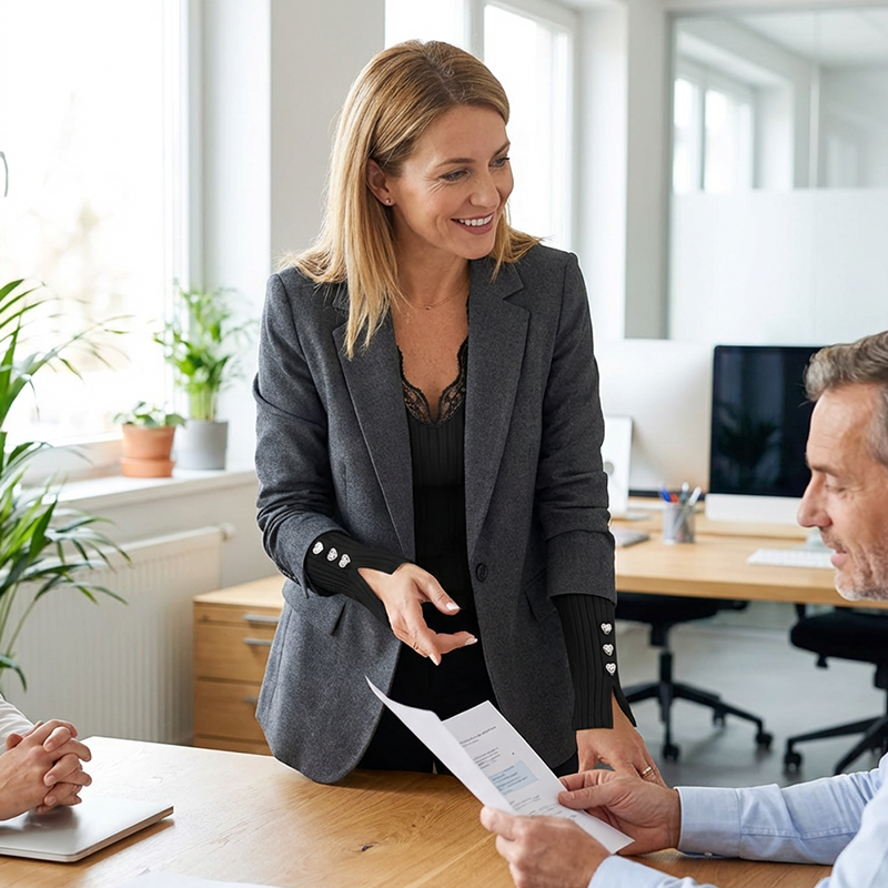 Värdepaket: V-ringad topp med spetsdetaljer för kvinnor + brosch