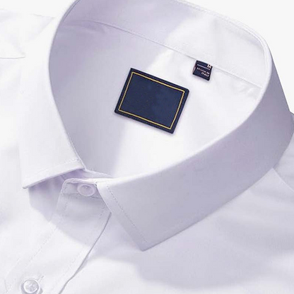 👔 50% RABATT! 👨 Enfärgad Långärmad Skjorta – Klassisk Passform, Mångsidig & Perfekt för Kontor och Tillfällen 💼