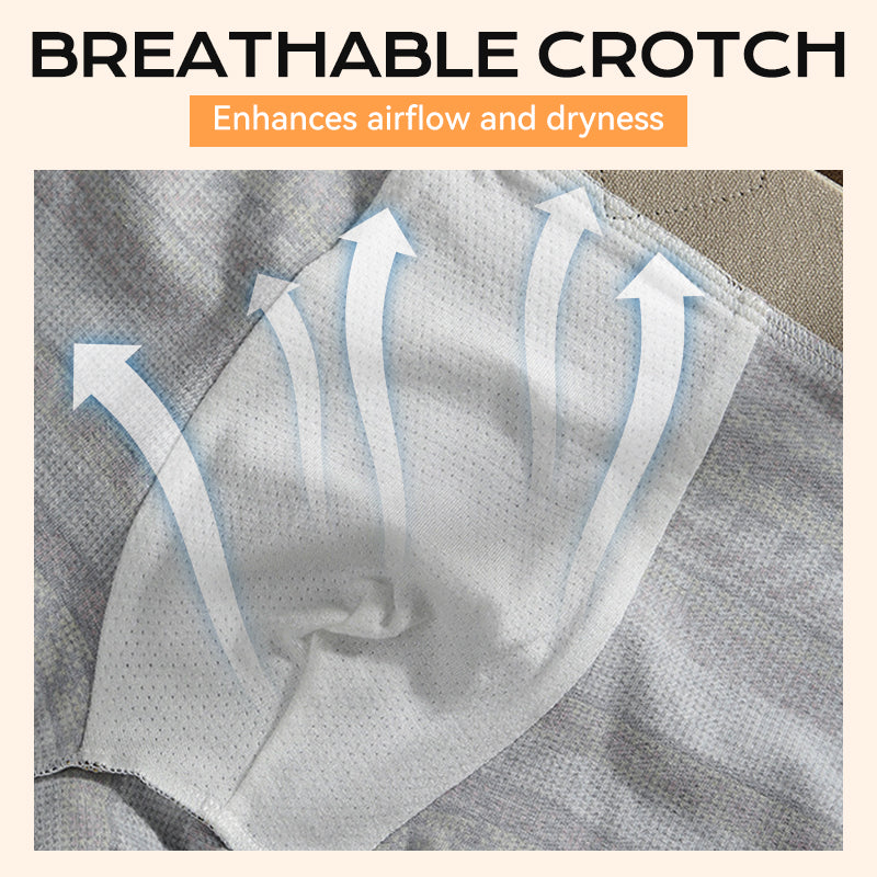 Herrar Andningsbara Boxerkalsonger med Geometriskt Mönster