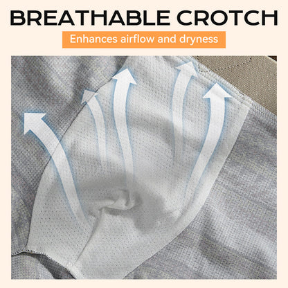 Herrar Andningsbara Boxerkalsonger med Geometriskt Mönster