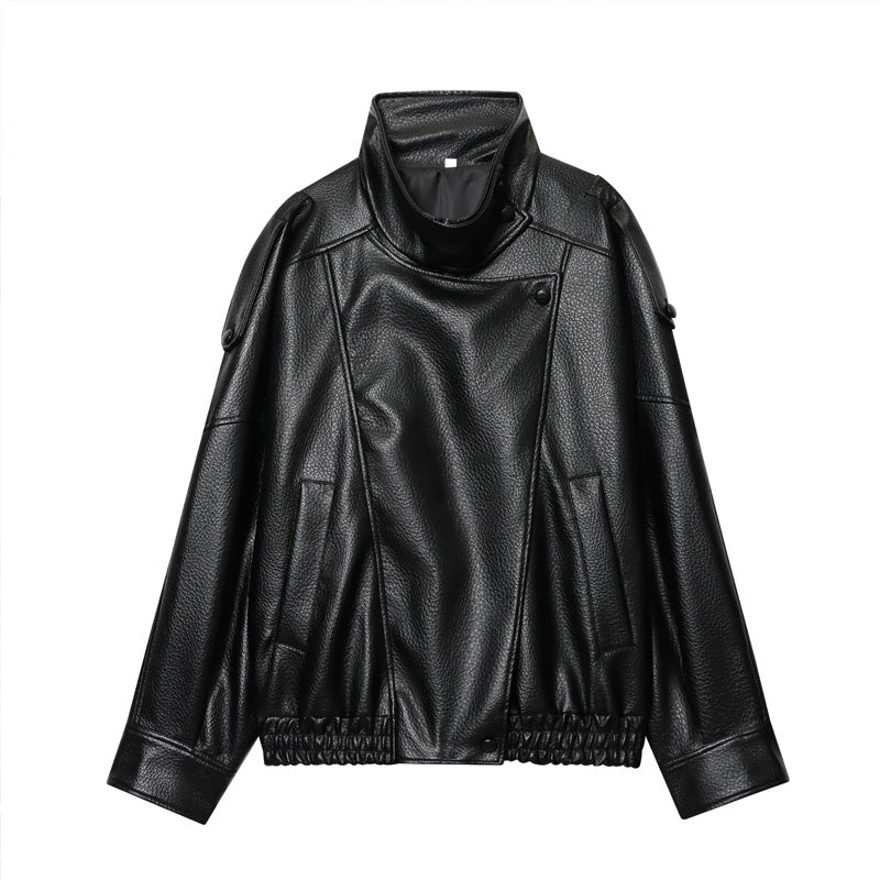 🌟Fri frakt 🔥 Ultimate Attitude – Konstläder-Motorcykeljacka – Iögonfallande design, vardagskomfort [Tidsbegränsat erbjudande]