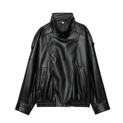 🌟Fri frakt 🔥 Ultimate Attitude – Konstläder-Motorcykeljacka – Iögonfallande design, vardagskomfort [Tidsbegränsat erbjudande]