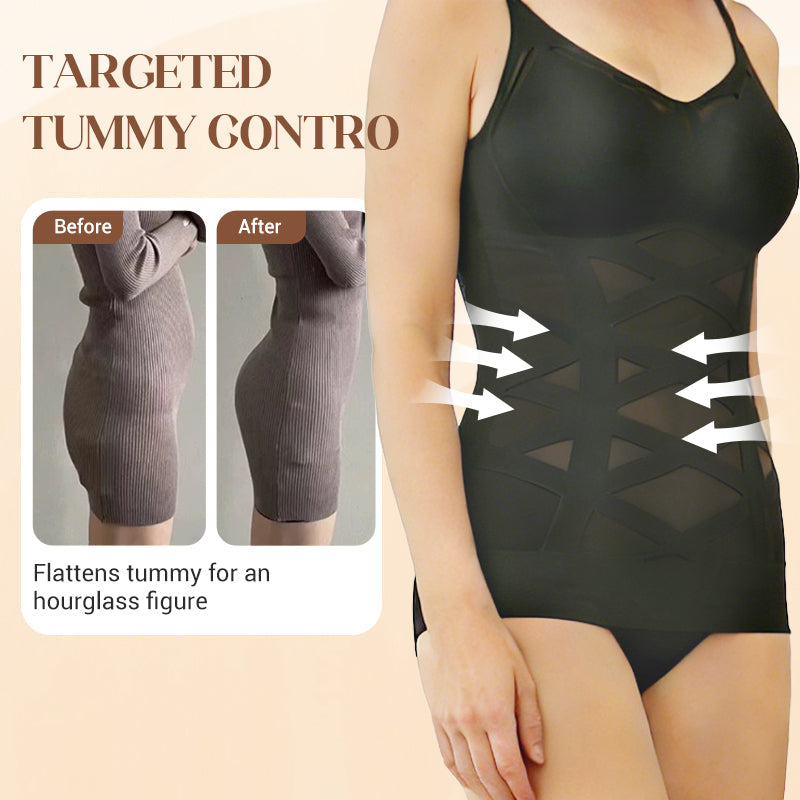Sömlös formande camisole för kvinnor med inbyggd behå