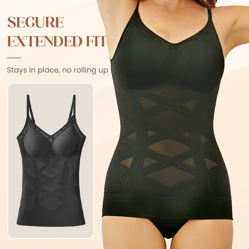 Sömlös formande camisole för kvinnor med inbyggd behå