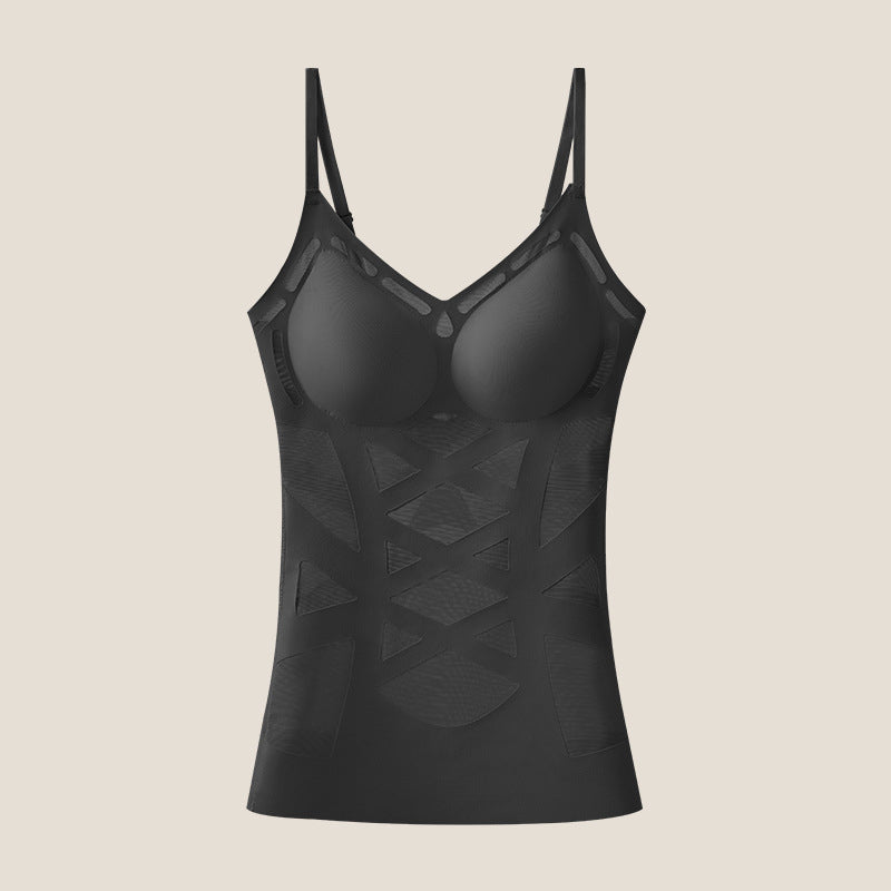 Sömlös formande camisole för kvinnor med inbyggd behå