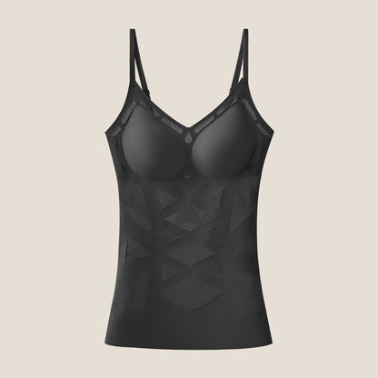 Sömlös formande camisole för kvinnor med inbyggd behå