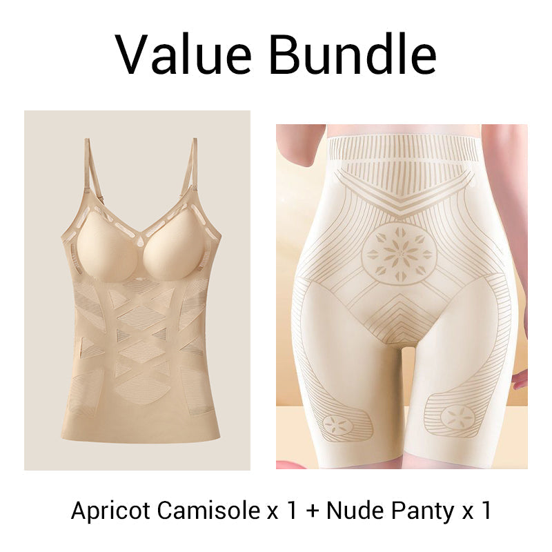 Sömlös formande camisole för kvinnor med inbyggd behå