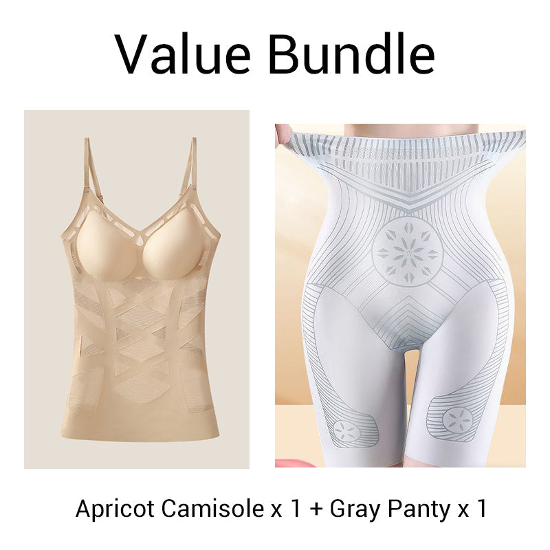 Sömlös formande camisole för kvinnor med inbyggd behå