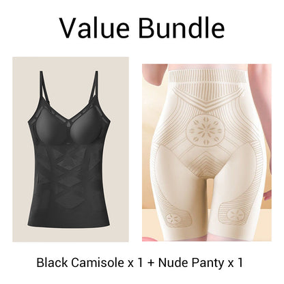 Sömlös formande camisole för kvinnor med inbyggd behå