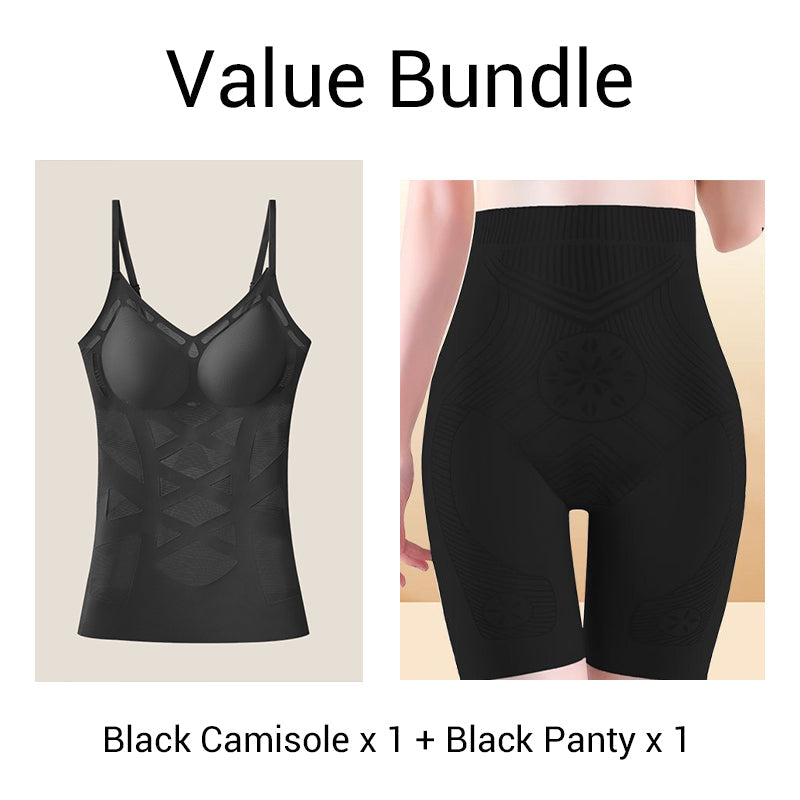 Sömlös formande camisole för kvinnor med inbyggd behå