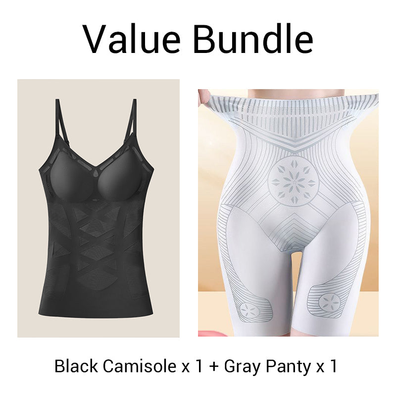Sömlös formande camisole för kvinnor med inbyggd behå