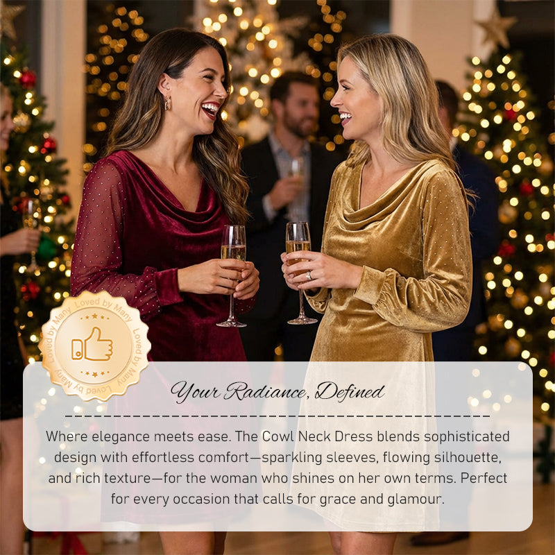 Elegant knälång tubklänning med krage för kvinnor