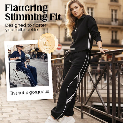 💃NEDRÄKNING TILL SPECIALERBJUDANDE 🎁🌸Dam träningsoverall med dragkedja, casual