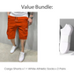 💥Het försäljning - 49 % RABATT💖Herrshorts i casual stil med dragsko i midjan