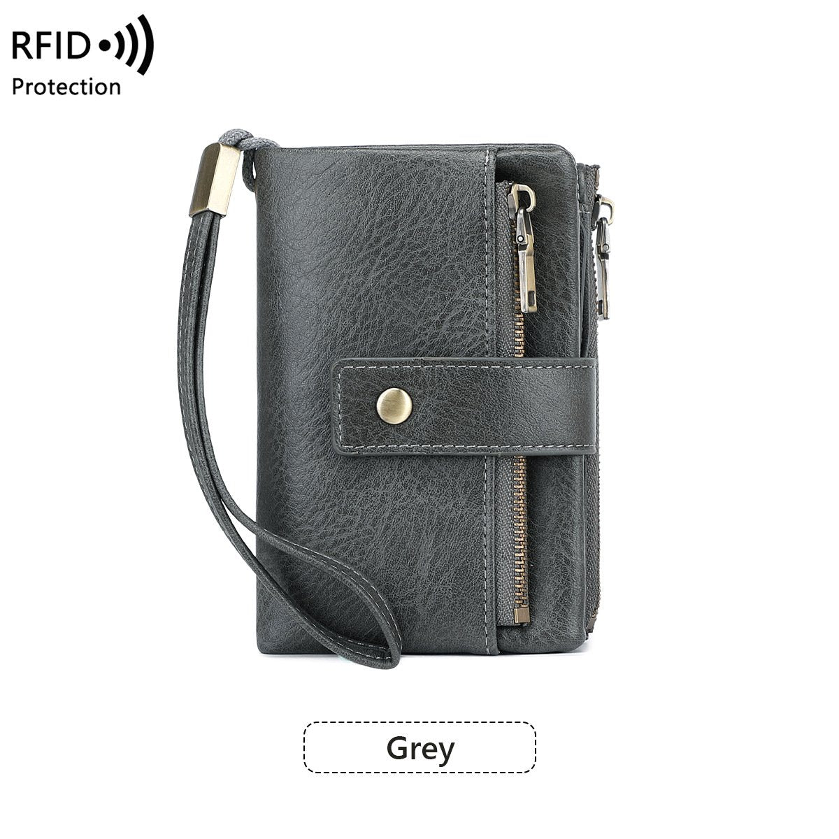 ⏳Begränsad tid – 66% rabatt⏰Damers RFID-säker läderplånbok