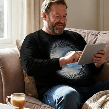 Herr-top med 3D-digitaltryck