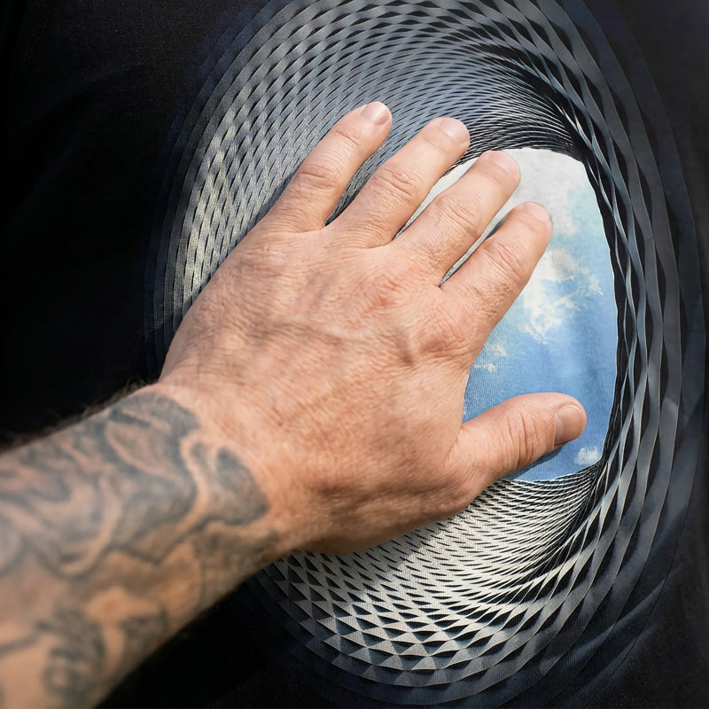 Herr-top med 3D-digitaltryck