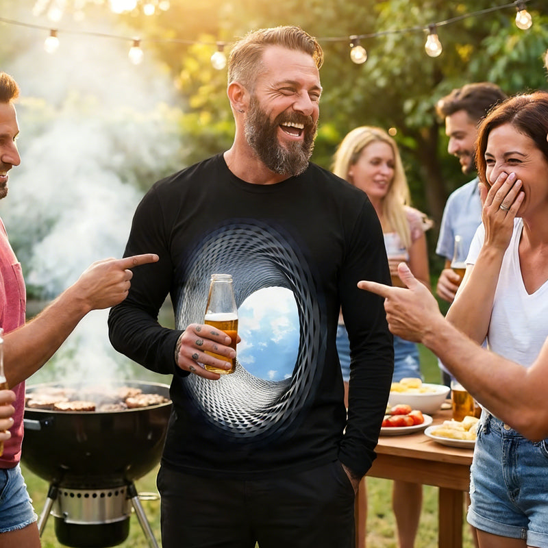 Herr-top med 3D-digitaltryck