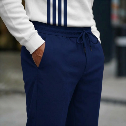 🔈🔈60% RABATT🔥Herrset med grafiskt tryck och byxor