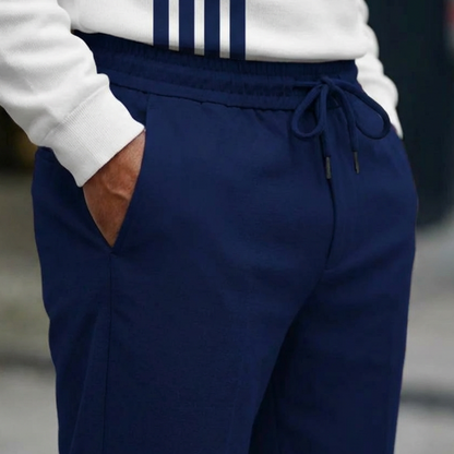 🔈🔈60% RABATT🔥Herrset med grafiskt tryck och byxor