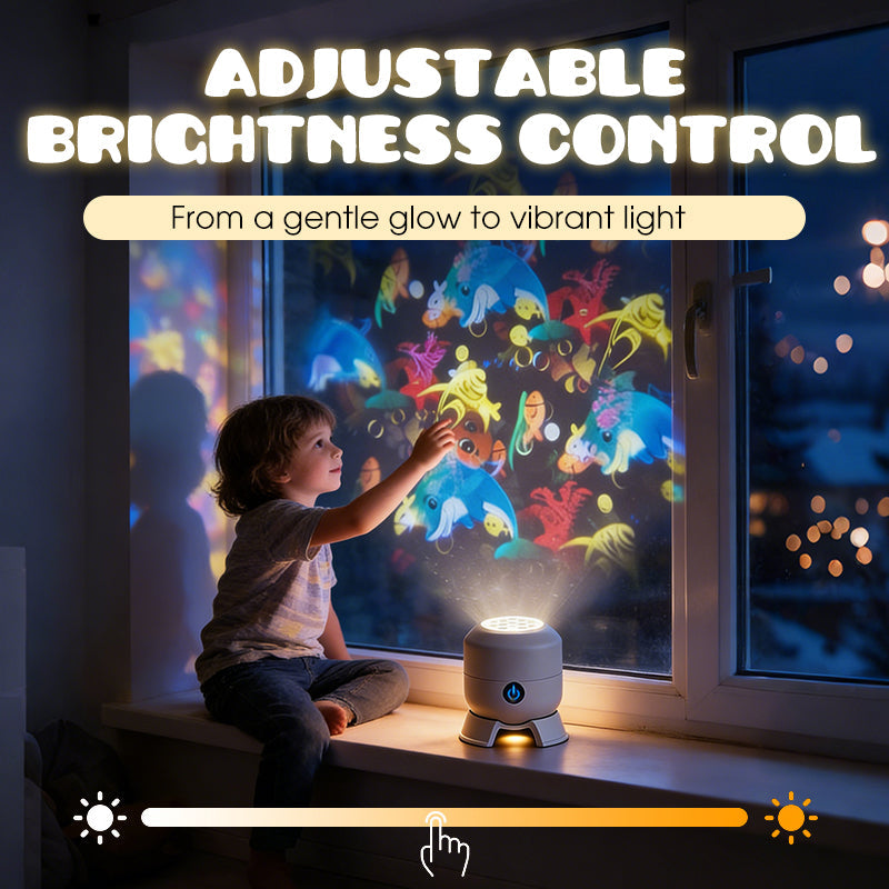 Dynamisk roterande LED-projektorlampa