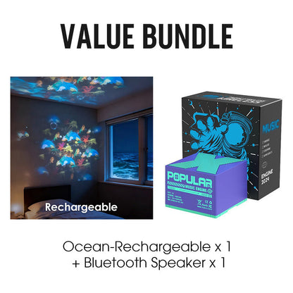 Dynamisk roterande LED-projektorlampa