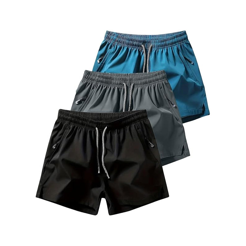 🏃‍♂️🔥 64% RABATT! | Snabborkande Sportshorts för Herr – Säkra Fickor & Elastisk Midja!