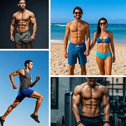 🏃‍♂️🔥 64% RABATT! | Snabborkande Sportshorts för Herr – Säkra Fickor & Elastisk Midja!