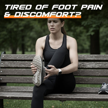 Sportinlägg med stötdämpning och fotvalvsstöd