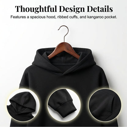 Oversized hoodie för damer med unik meshryg