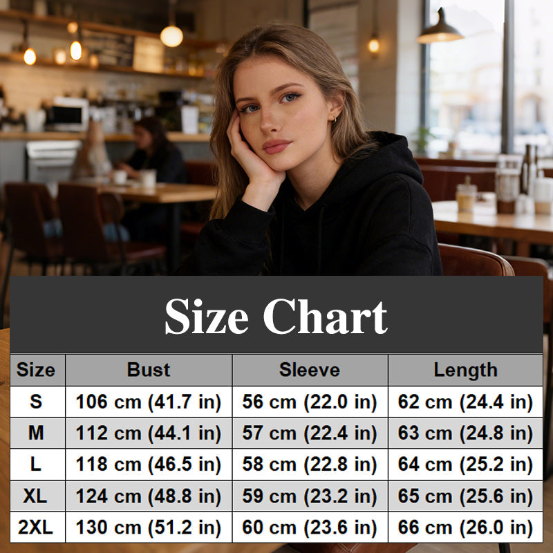 Oversized hoodie för damer med unik meshryg