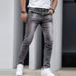 👖 55% RABATT! 🔥 Moderna Stretchjeans i Slim Fit – Vintage-tvättad, Bekväm Stretch & Perfekt för Vardagsbruk 💙