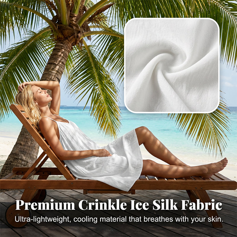 Sexig rygglös cami-klänning med justerbar dragsk