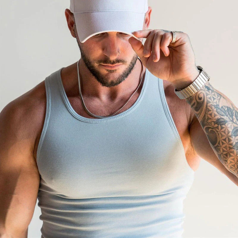 Tanktop för män i slim- och muscle-passfor