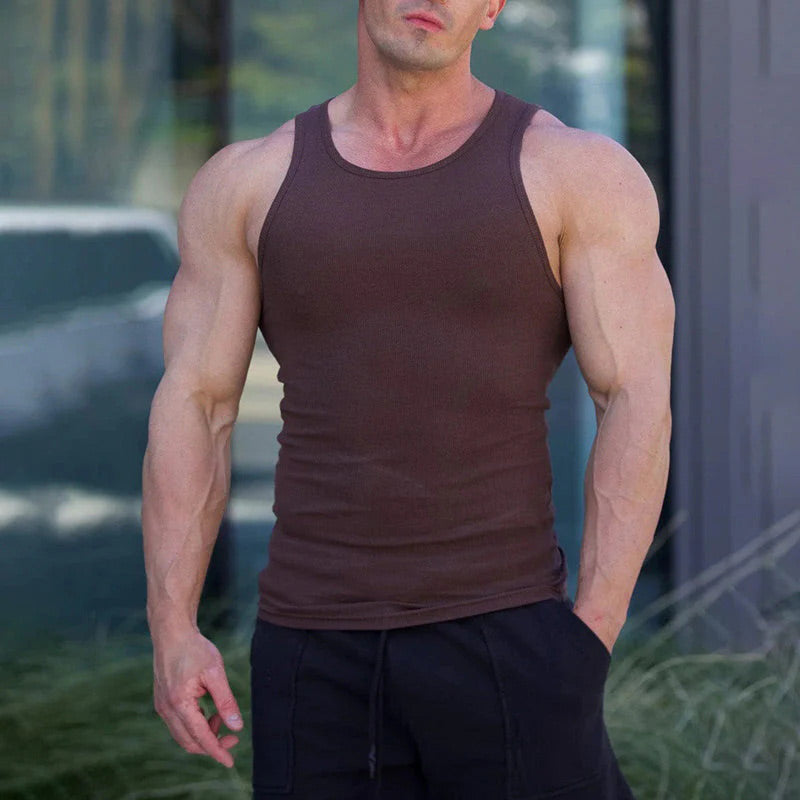 Tanktop för män i slim- och muscle-passfor