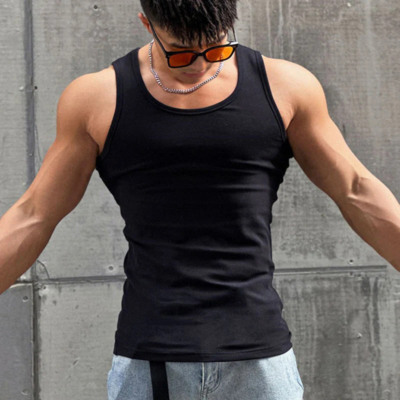 Tanktop för män i slim- och muscle-passfor