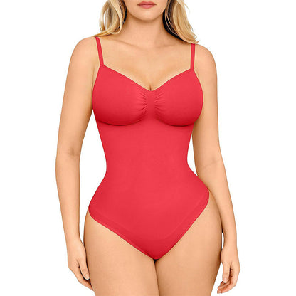 Andningsbar, sömlös, figurskärande stringbodysuit