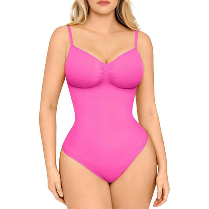 Andningsbar, sömlös, figurskärande stringbodysuit