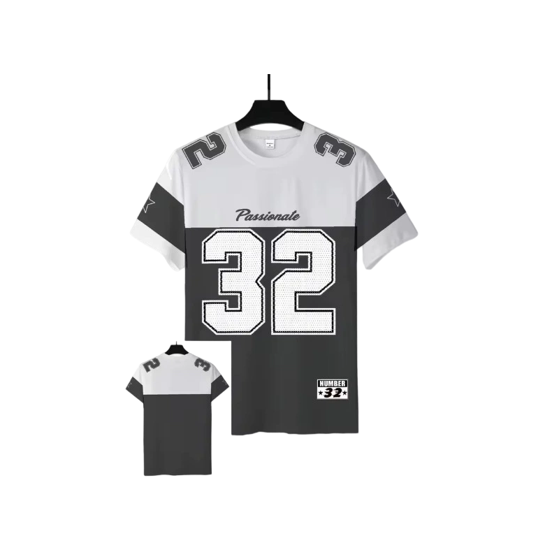 T-shirt för män med grafiskt tryck