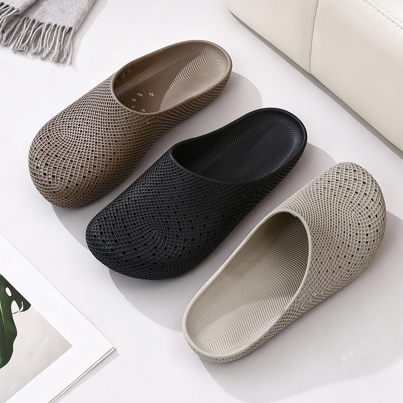 Unisex-tofflor i ventilerande nätmaterial