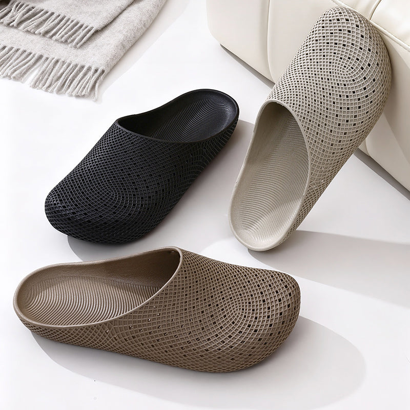 Unisex-tofflor i ventilerande nätmaterial