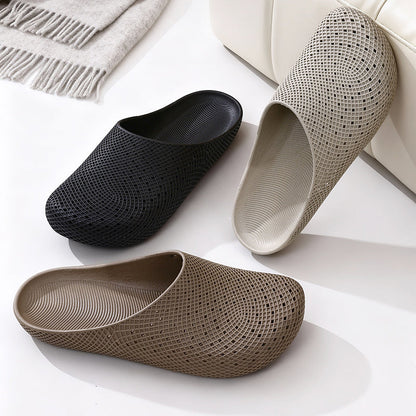 Unisex-tofflor i ventilerande nätmaterial
