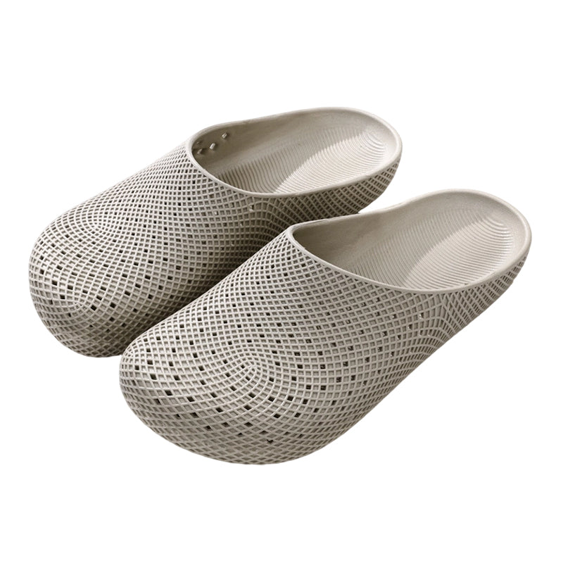 Unisex-tofflor i ventilerande nätmaterial