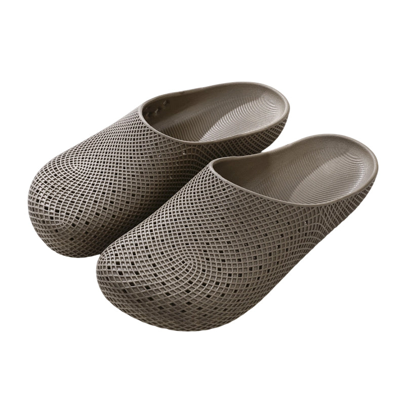 Unisex-tofflor i ventilerande nätmaterial