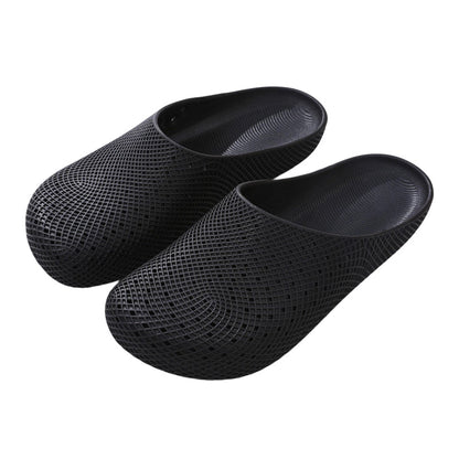 Unisex-tofflor i ventilerande nätmaterial