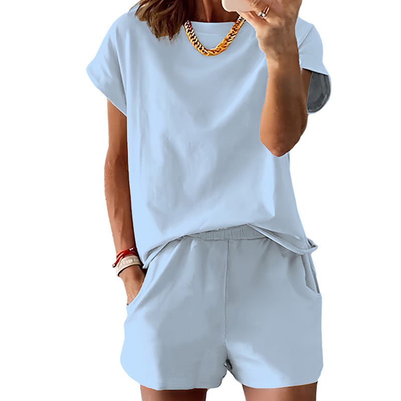 Set med T-shirt och shorts för damer