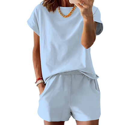 Set med T-shirt och shorts för damer