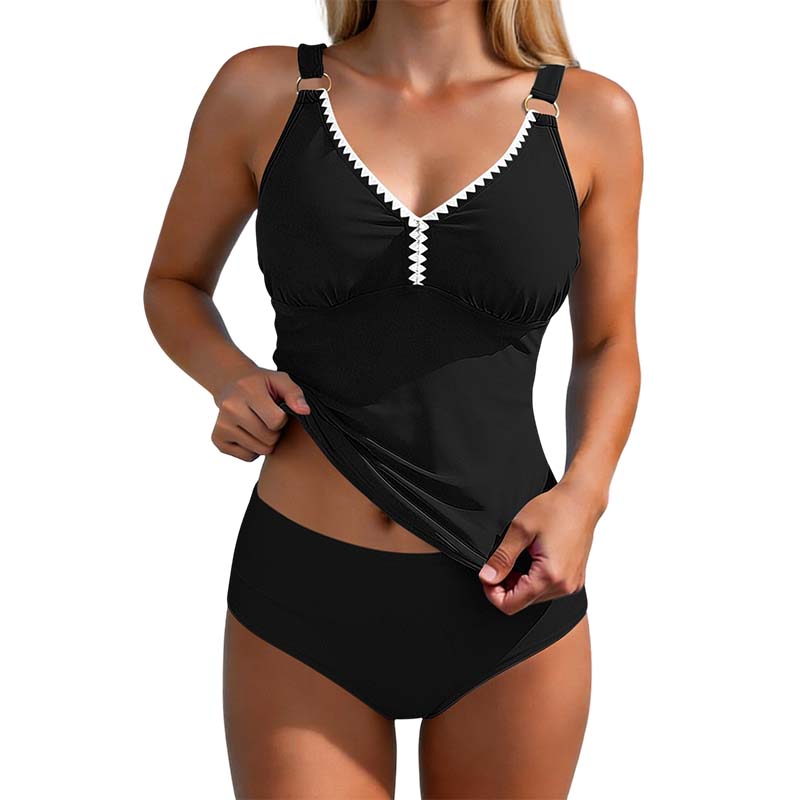 Tankini i två delar för kvinnor med formande effekt