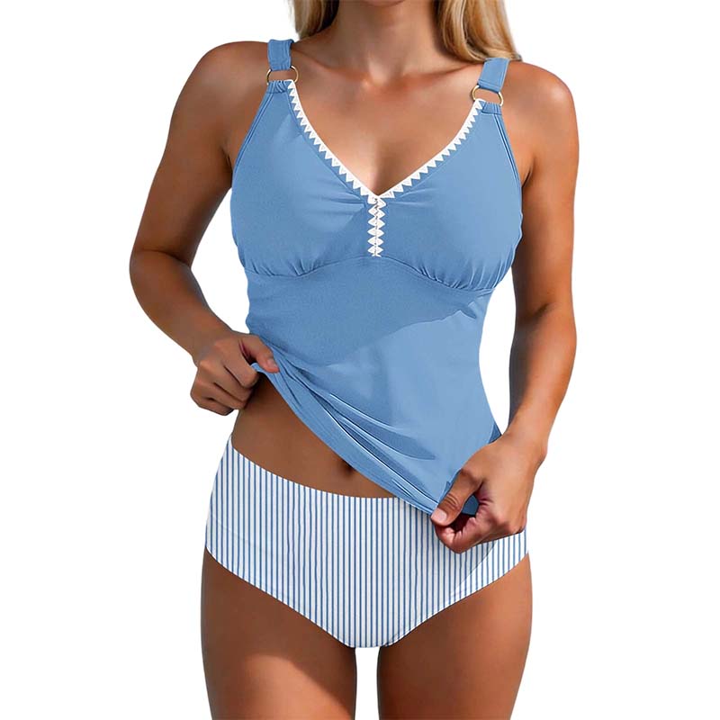 Tankini i två delar för kvinnor med formande effekt