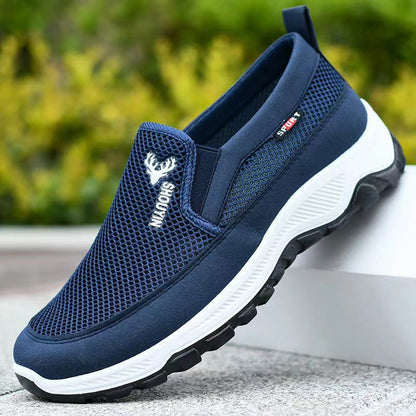 Andningsbara slip-on-promenadskor för män